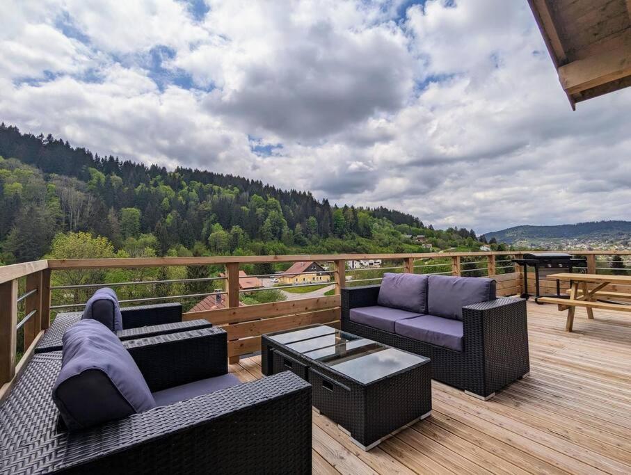 Willa Chalet Victorine, Vue Imprenable Avec Spa Gérardmer Zewnętrze zdjęcie